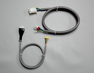 Industrial sewing machine power transmission wire harness